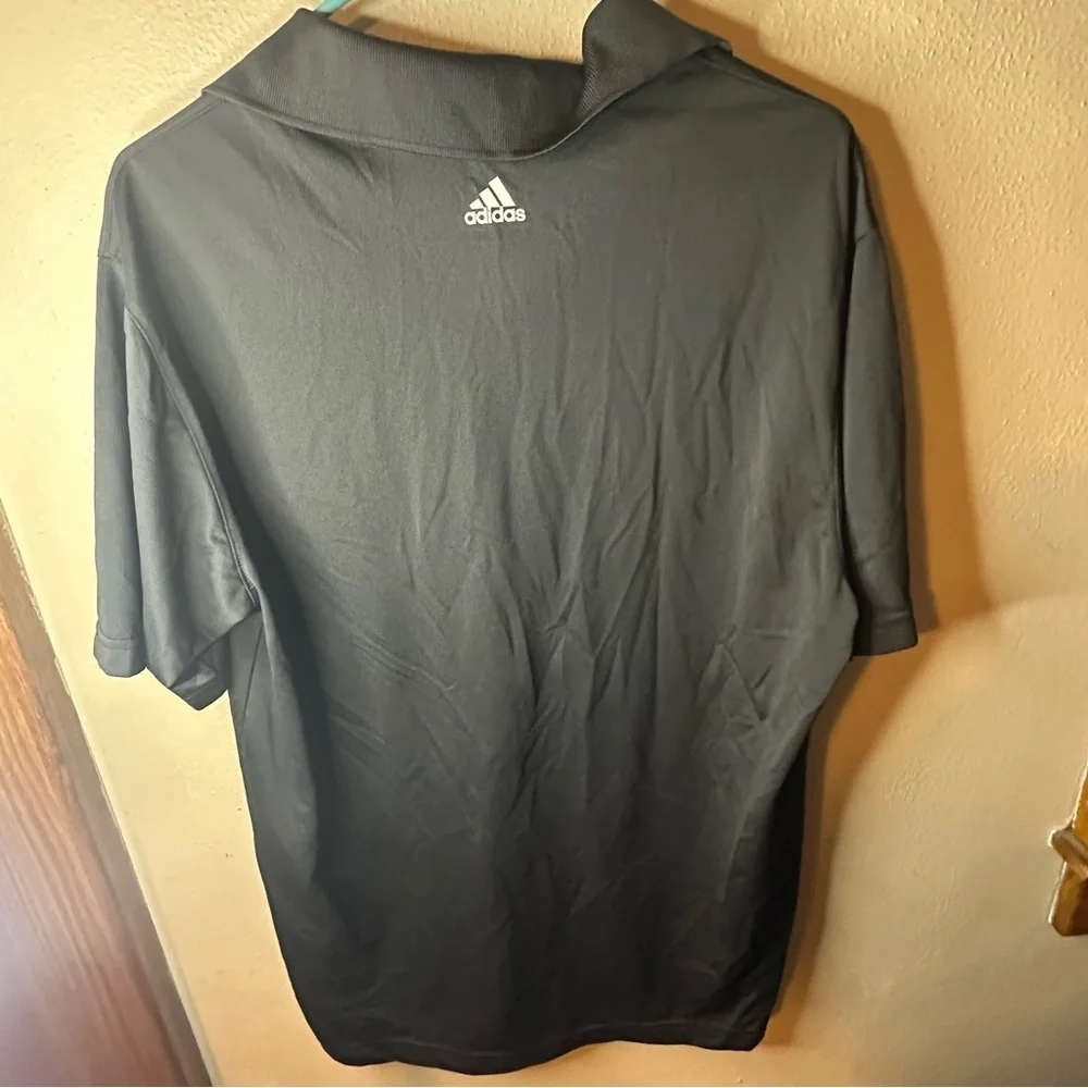 Men’s black Adidas climalite size medium golf polo shirt